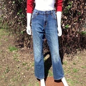 Wrangler Retro Relaxed Bootcut Factory Fading Whiskering Jeans